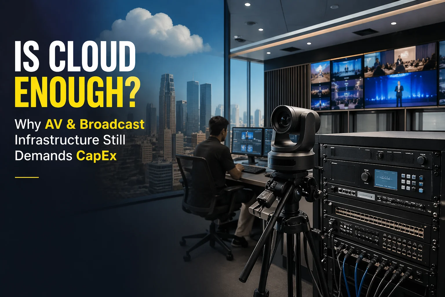 Why AV and Broadcast Infrastructure Still Deserve CapEx Attention in a Cloud-First World ?​